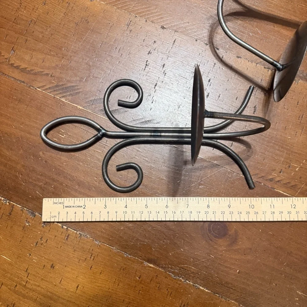Metal Candle Sconces unbranded. Scroll design, home decor